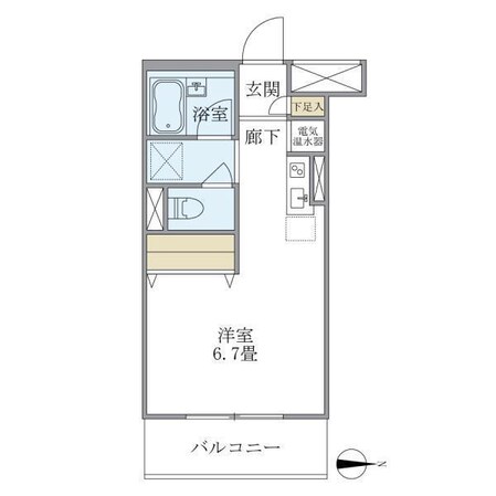 麻布十番駅 徒歩10分 1階の物件間取画像